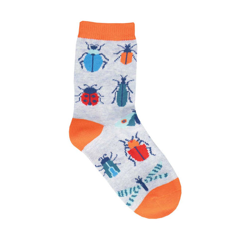 Buggin' Out Kids' Crew Socks (Age 4-7)