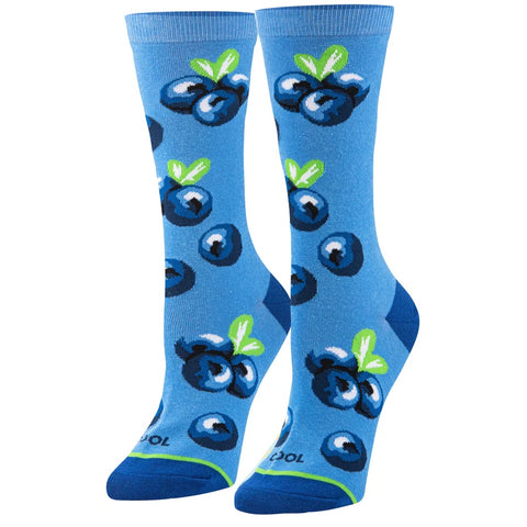 Maine Blueberries (Blue) Women's Crew Socks