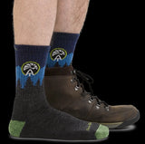 Darn Tough® Men's Hiker Micro Crew ATC Midweight Hiking Sock (Eclipse) 1956