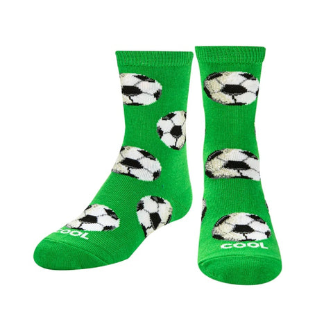 Kick-It! Soccer Kids Crew Socks (Age 7-10)