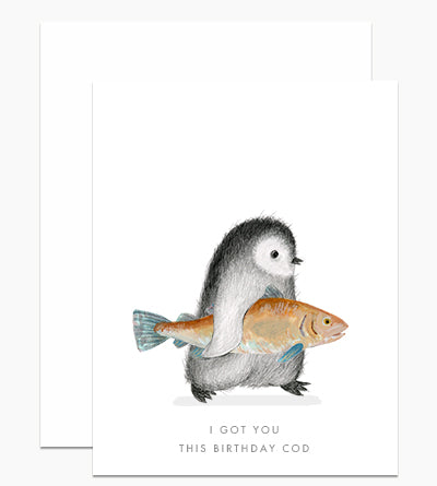 Birthday Cod Greeting Card