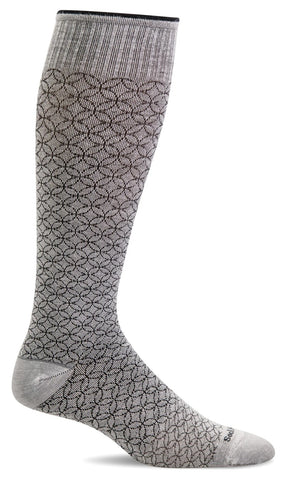 Featherweight Fancy (Natural) Moderate Compression Socks