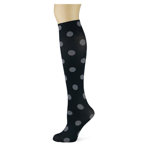 Polka Dot Smoke Women's Knee Highs Trouser/Boot Socks