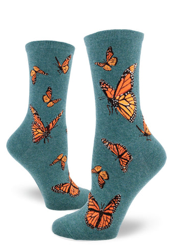 Monarch Butterfly Women's Crew Socks