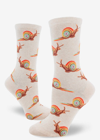 Rainbow Snail Women's Crew Sock