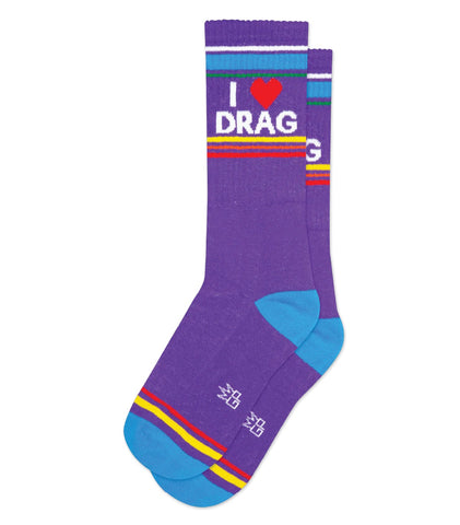 I ❤️ Drag Unisex Crew Socks