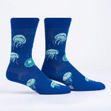 Nice To Sea You, Sea Jellies Men's Crew Socks