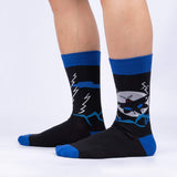 Mothman Believes In You (Glow in The Dark) Men's Crew Socks