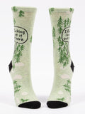 I F**king Love It Out Here (Forest) Women's Crew Socks