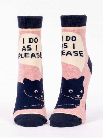 I Do as I Please Women's Ankle Socks