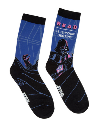 Star Wars Vader READ Men's Crew Socks