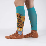 Van Gogh's Sunflowers Women's Knee Highs
