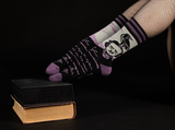Poe Raven, Dead Live Unisex Crew Socks