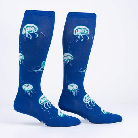 Nice To Sea You, Jellyfish Stretch-It Unisex Knee Highs