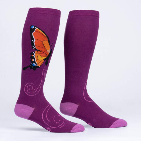 The Monarch Butterfly Unisex Stretch-It Knee Highs
