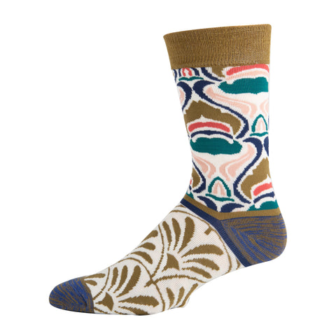 Fleur De Luz Men's Bamboo Crew Sock