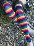 Iris Rainbow Organic cotton Over the Knee Socks