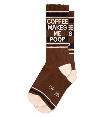 Coffee Makes Me Poop Unisex Crew Socks