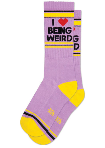 I ❤️ Being Weird Unisex Crew Socks