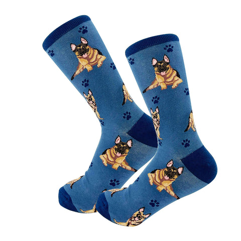 German Shepherd Dog (Blue) Unisex Crew Socks