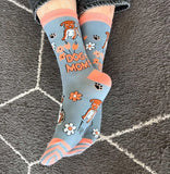 Dog Mom Crew Sock S/M