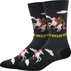 I Believe, Bigfoot Men's Crew Socks