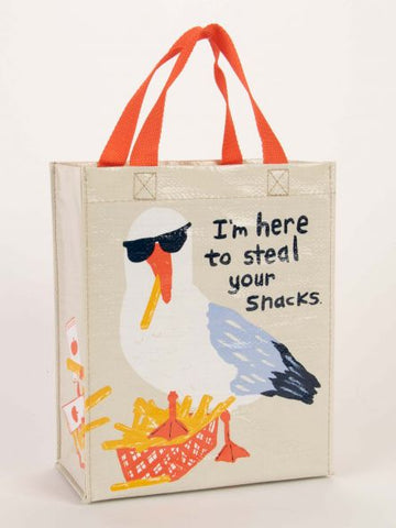 Here To Steal Your Snacks Handy Lunch Tote