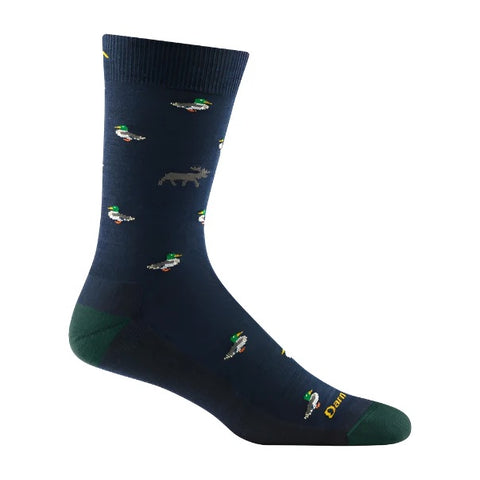 Darn Tough® Men's Duck Duck Moose (Eclipse) Crew Lightweight Lifestyle Socks 6094