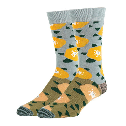 La Flor Men's Bamboo Crew Sock