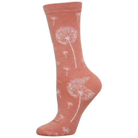 Dandelion Dreams (Orange) Bamboo Crew S/M