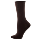 Roll Top Bamboo (Asst. Colors) Crew Socks S/M