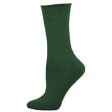 Roll Top Bamboo (Asst. Colors) Crew Socks S/M