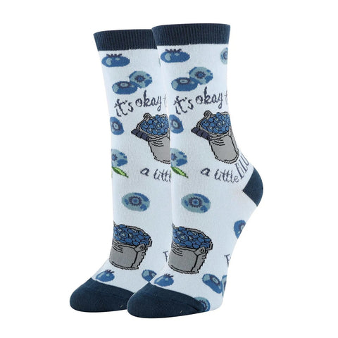 A Little Blue Crew Sock S/M