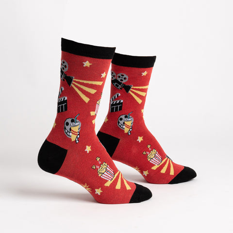 Movie Night Crew socks S/M