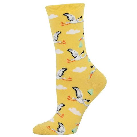 Special Delivery, Baby (Sunshine) Crew Socks S/M