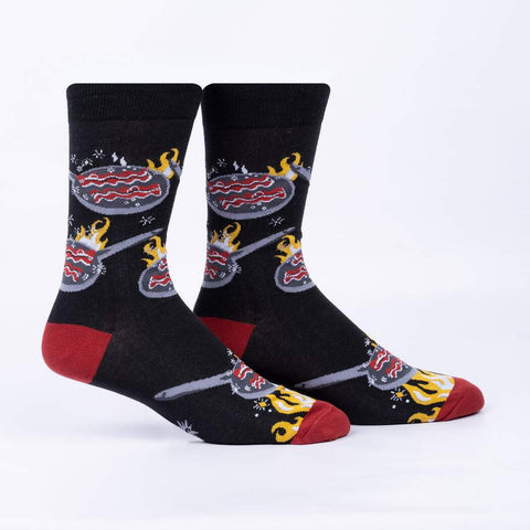 You're Bacon Me Hungry Crew Socks L/XL