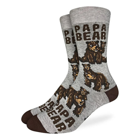 Papa Bear Unisex Crew sock (7-12)