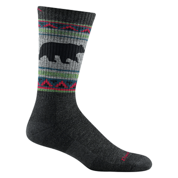 Darn Tough® Men's Vangrizzle Bear Charcoal Hike/Trek Boot Midweight Hiking Sock 1980 Large