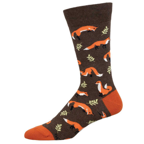 Fleet As a Fox (Heather Brown) Crew Socks L/XL