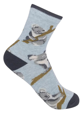 Koala Kids' Crew Socks (Age 7-10)