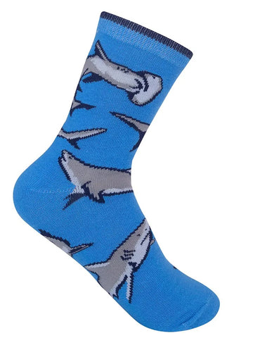 Sharks Kids' Crew Socks (Age 7-10)