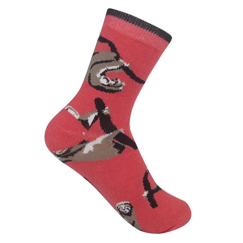 Sloth Kids' Crew Socks (Age 7-10)