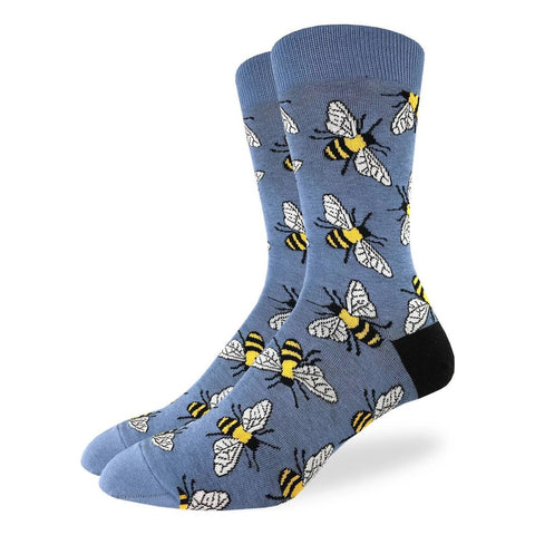 Bees King Size Crew sock (13-17)