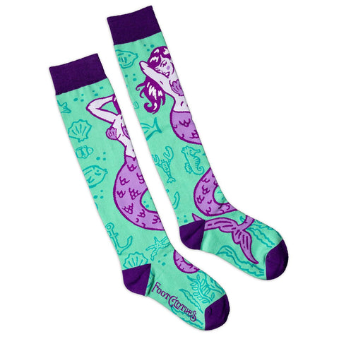 Sea Siren/ Mermaid Unisex Knee High Socks