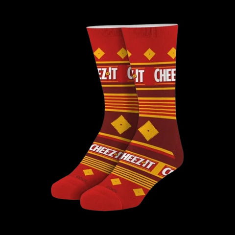 Cheez-It® Crackers And Stripes Crew Socks Large