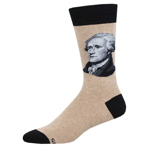 Founding Father Hamilton (Hemp) Crew Socks L/XL