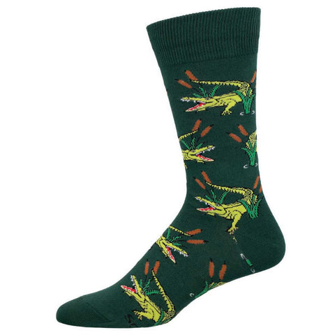 See Ya Later Alligator! (Green) Crew Sock L/XL