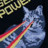Secret Powers, Laser Cats Men's Crew Socks