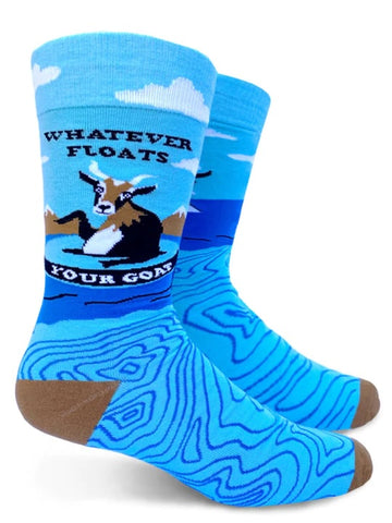 Whatever Floats your Goat Men's Crew Socks