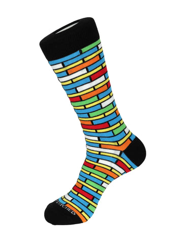 Brick Fun (Primary) Crew Socks L/XL